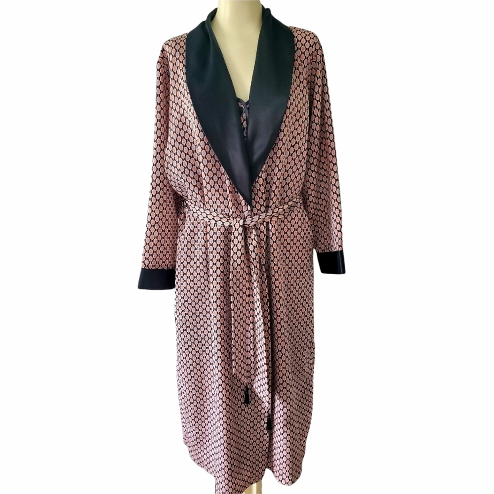 Leslie Fay Intimates Vintage Gown and Robe Set Size Medium Made in USA